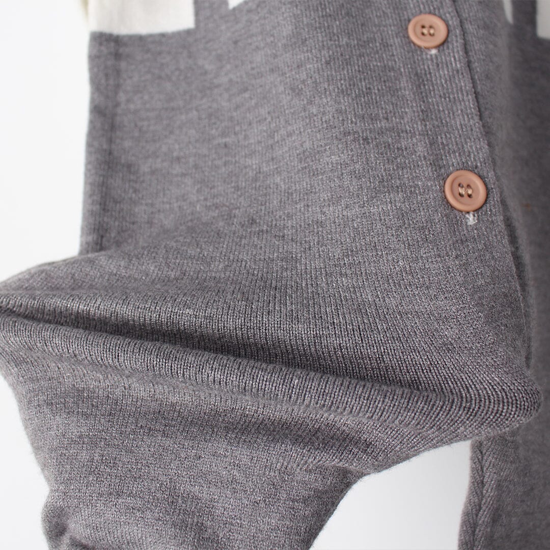 Formal Grey Themed Winter Kids Romper Romper Iluvlittlepeople 