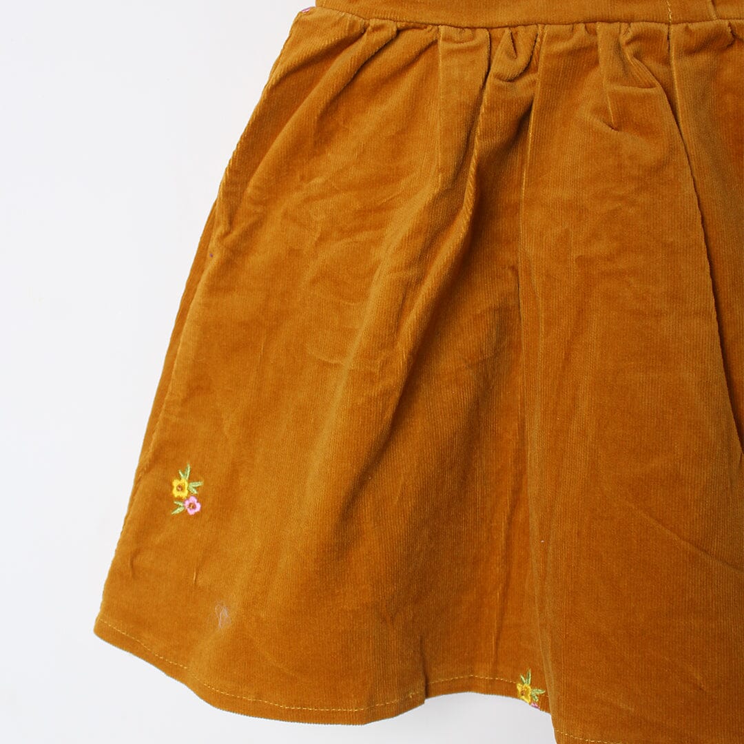 Delighted Mustard Themed Girls Frock Frock Iluvlittlepeople 