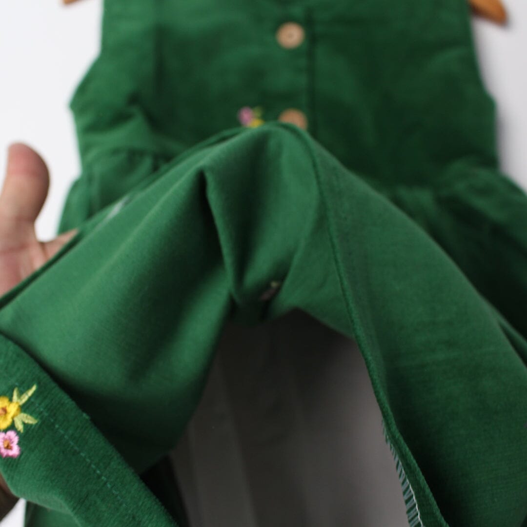 Impulse Green Themed Girls Frock Frock Iluvlittlepeople 