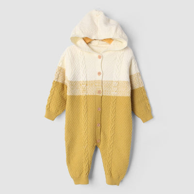 Stylish Mustard Themed Winter Kids Romper Romper Iluvlittlepeople 0-3 Months Mustard Winter