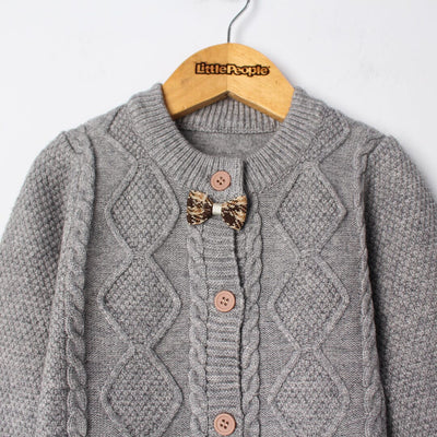Cozy Grey Themed Winter Kids Romper Romper Iluvlittlepeople 