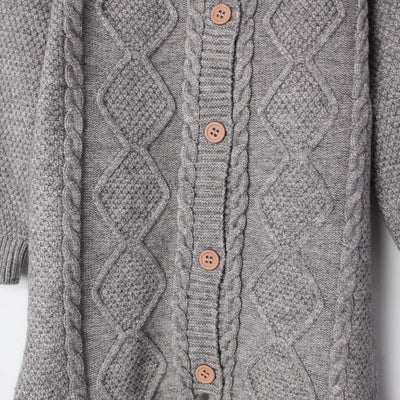 Cozy Grey Themed Winter Kids Romper Romper Iluvlittlepeople 