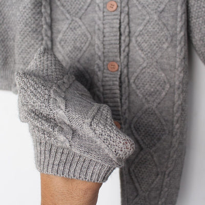 Cozy Grey Themed Winter Kids Romper Romper Iluvlittlepeople 