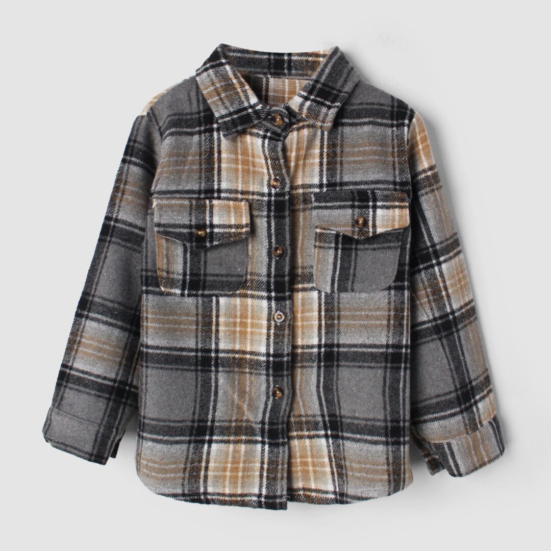 Inspire Grey Themed Boys Winter Shirt Casual Shirt Iluvlittlepeople 3-6 Months Grey Winter