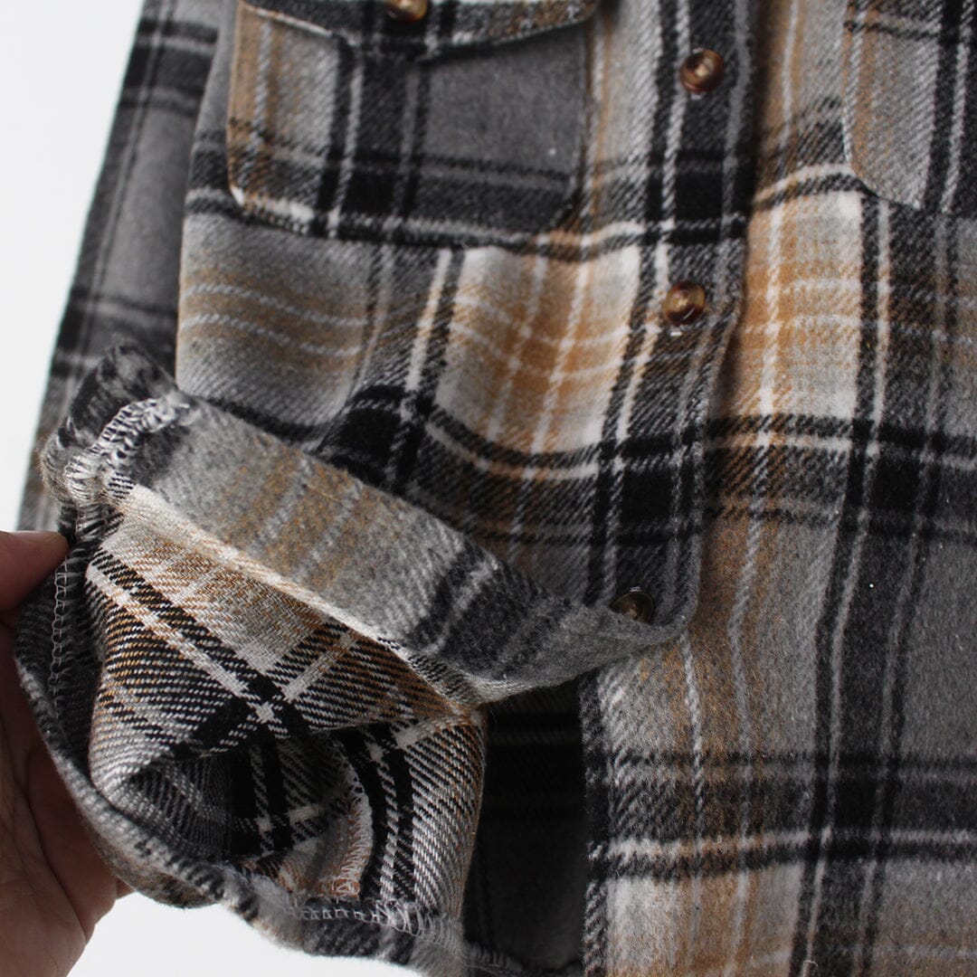 Inspire Grey Themed Boys Winter Shirt Casual Shirt Iluvlittlepeople 