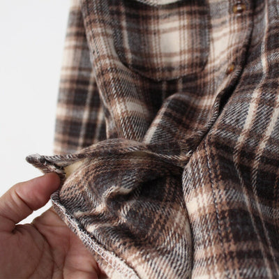 Umber Brown Themed Boys Winter Shirt Casual Shirt Iluvlittlepeople 