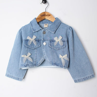 Modern Blue Themed Girls Frock Set Frock Iluvlittlepeople 