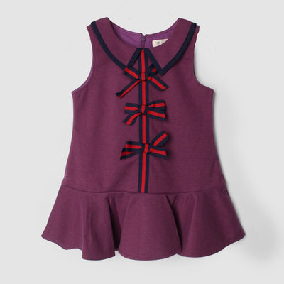 Inspire Purple Themed Girls Frock Frock Iluvlittlepeople 6-9 Months Purple Winter