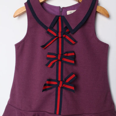 Inspire Purple Themed Girls Frock Frock Iluvlittlepeople 