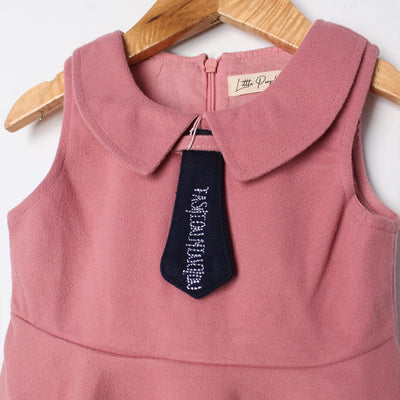 Urge Peach Themed Girls Frock Frock Iluvlittlepeople 