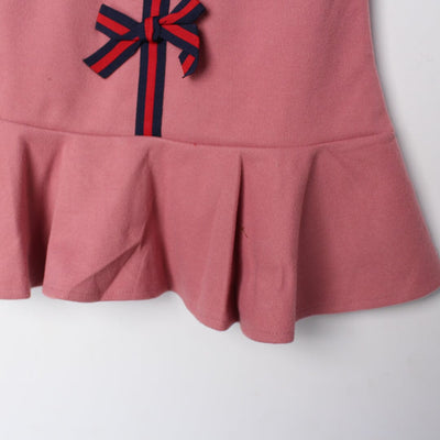Urge Peach Themed Girls Frock Frock Iluvlittlepeople 