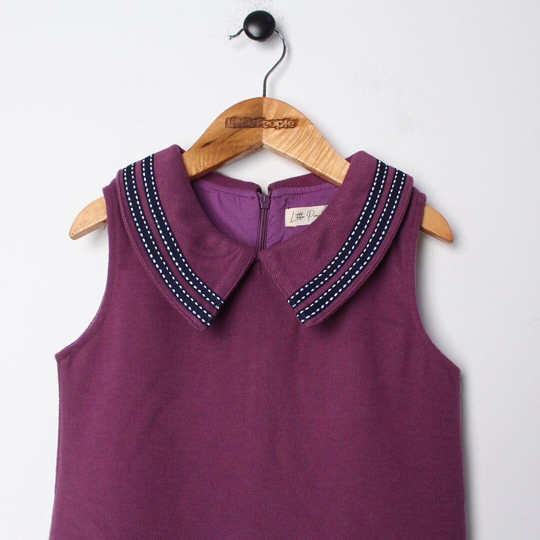 Inspire Purple Themed Girls Frock Frock Iluvlittlepeople 