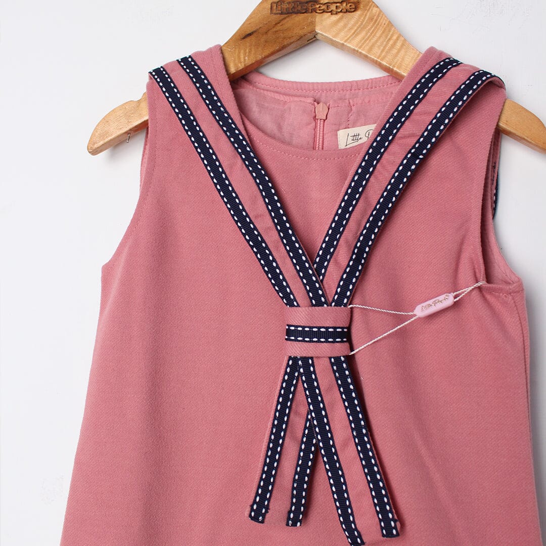 Urge Peach Themed Girls Frock Frock Iluvlittlepeople 