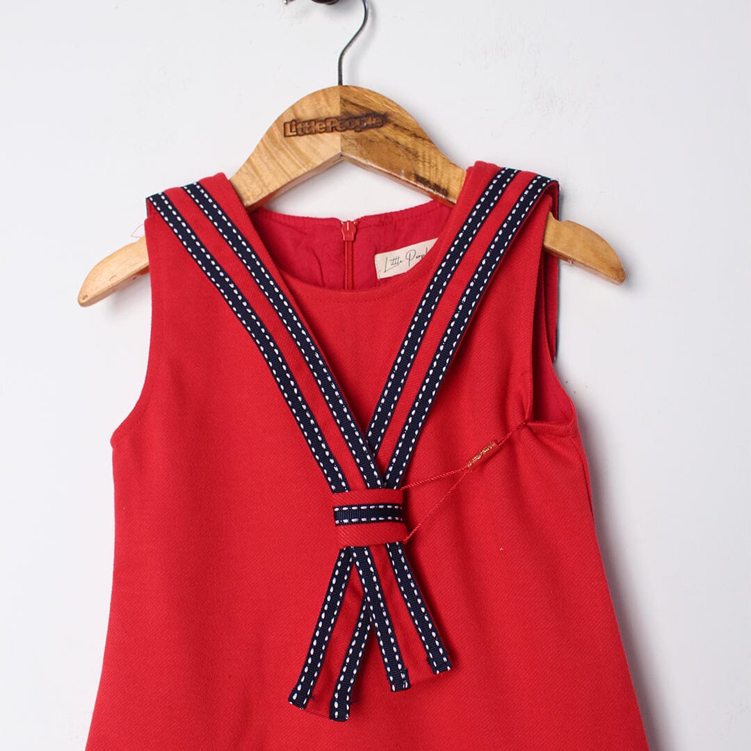 Admire Red Themed Girls Frock Frock Iluvlittlepeople 