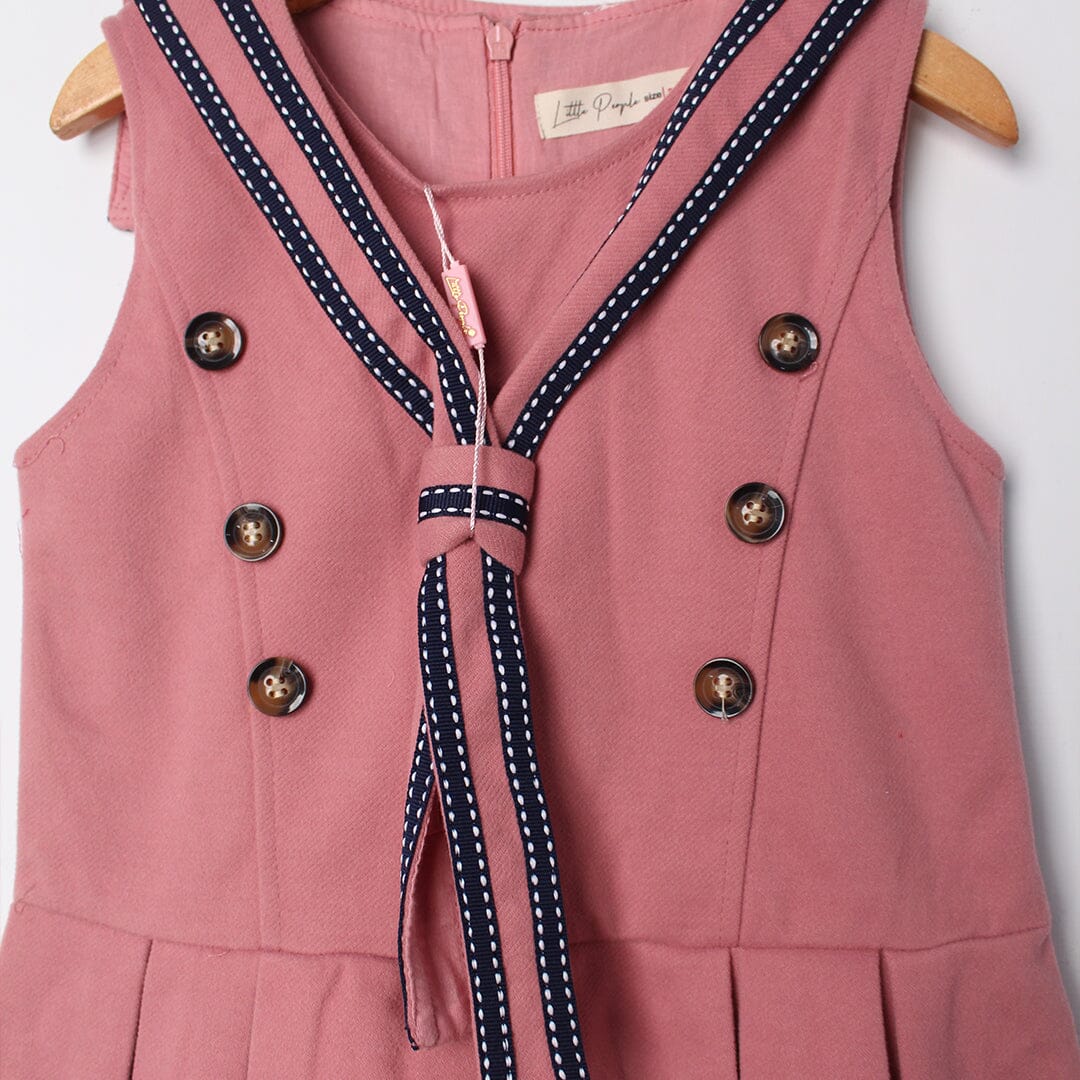 Desire Peach Themed Girls Frock Frock Iluvlittlepeople 