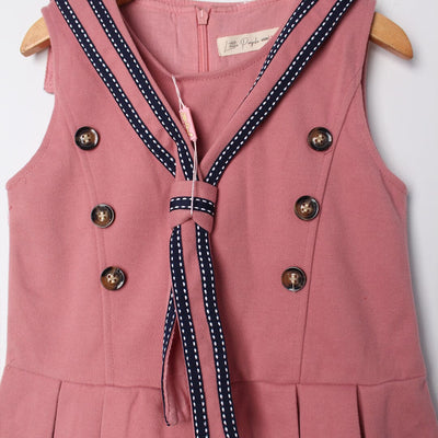 Desire Peach Themed Girls Frock Frock Iluvlittlepeople 