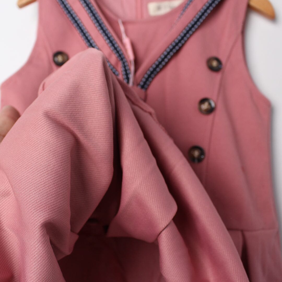 Desire Peach Themed Girls Frock Frock Iluvlittlepeople 