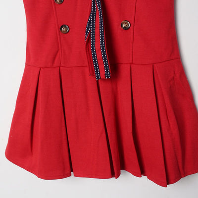 Delighted Red Themed Girls Frock Frock Iluvlittlepeople 