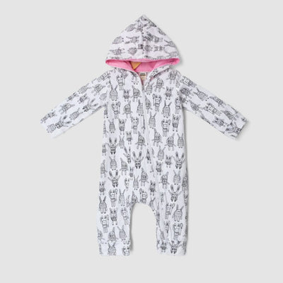 Urge White Winter Kids Romper Romper Iluvlittlepeople 0-3 Months White Winter