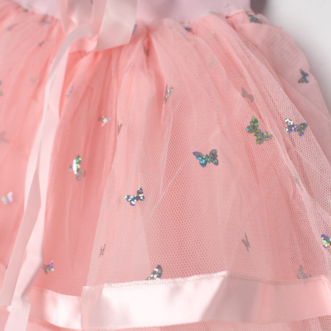 Sweet Pinkish Themed Little Girls Skirt Skirt Iluvlittlepeople 