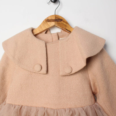 Desire Beige Themed Girls Frock Frock Iluvlittlepeople 