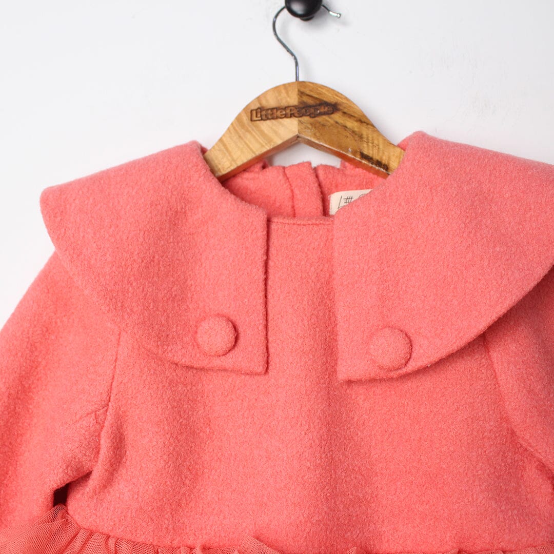 Modern Peach Themed Girls Frock Frock Iluvlittlepeople 