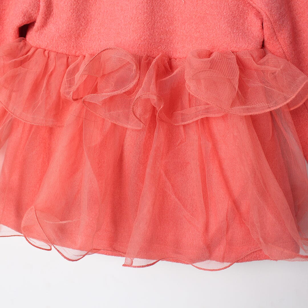 Modern Peach Themed Girls Frock Frock Iluvlittlepeople 