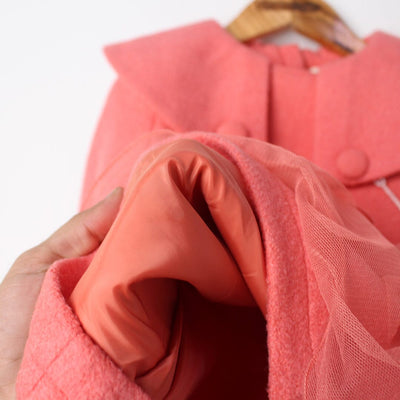 Modern Peach Themed Girls Frock Frock Iluvlittlepeople 