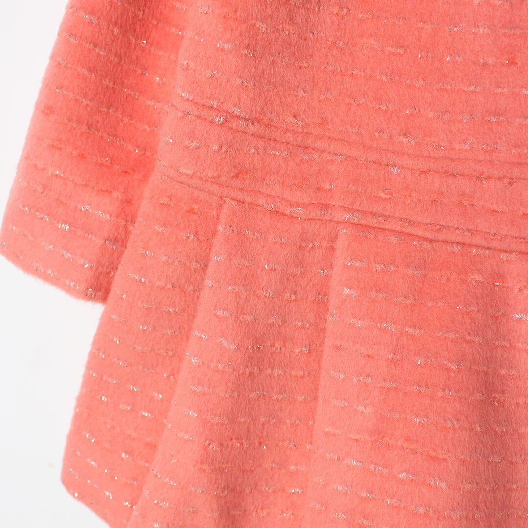 Stylish Peach Themed Girls Frock Frock Iluvlittlepeople 