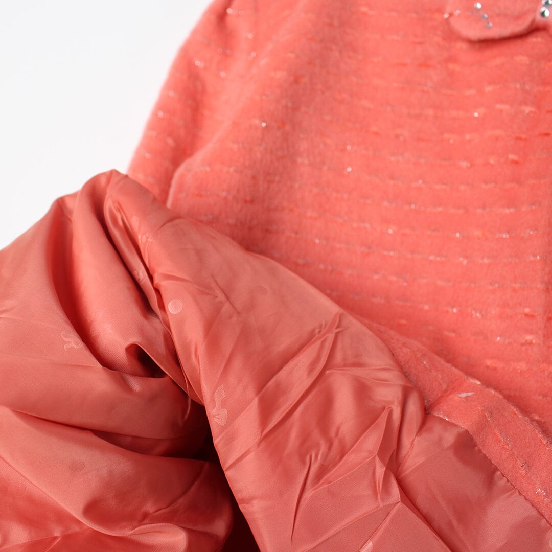 Stylish Peach Themed Girls Frock Frock Iluvlittlepeople 