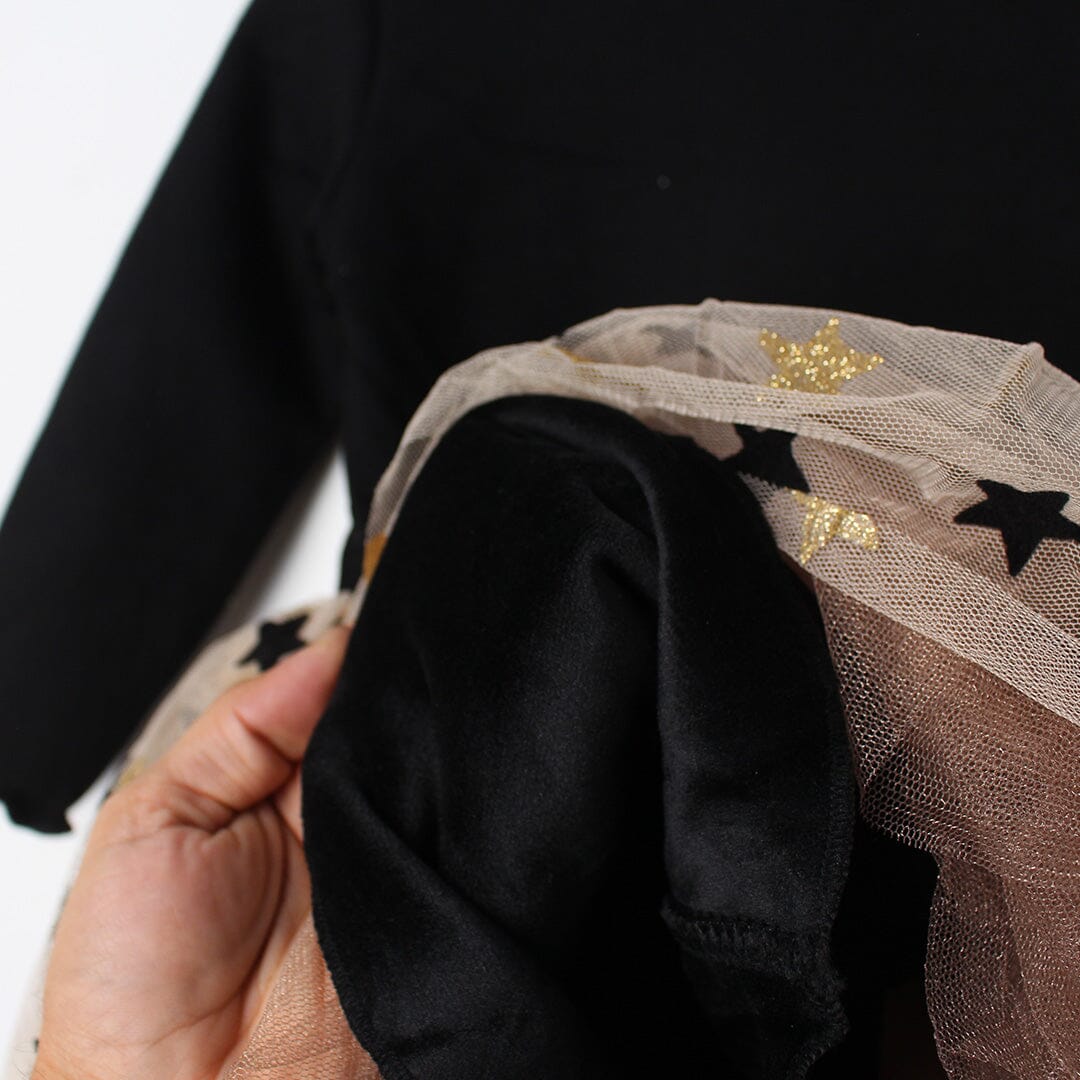 Inspire Black Themed Girls Frock Frock Iluvlittlepeople 