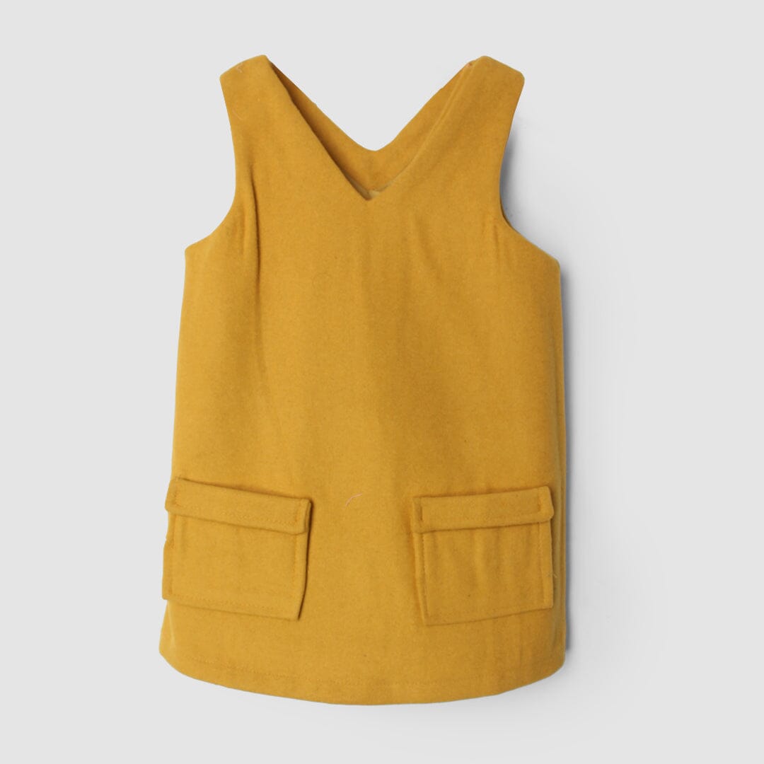 Fantastic Yellow Themed Girls Frock Frock Iluvlittlepeople 18-24 Months Yellow Winter