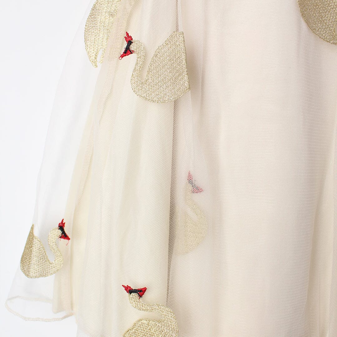 Sweet Off White Themed Girls Frock Frock Iluvlittlepeople 