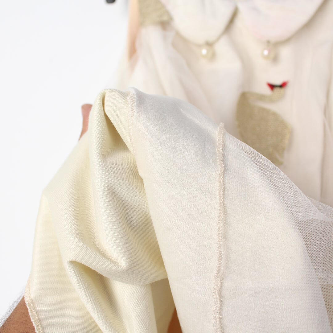 Sweet Off White Themed Girls Frock Frock Iluvlittlepeople 