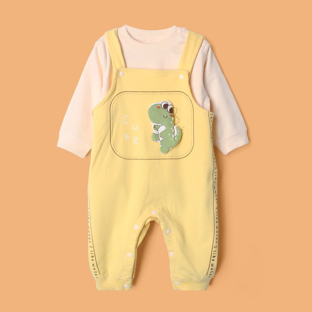 Stylish Yellow Winter 2Pc Kids Romper Set Romper Set Iluvlittlepeople 3-6 Months Yellow Winter