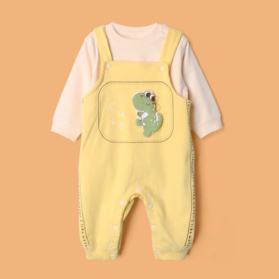 Stylish Yellow Winter 2Pc Kids Romper Set Romper Set Iluvlittlepeople 3-6 Months Yellow Winter