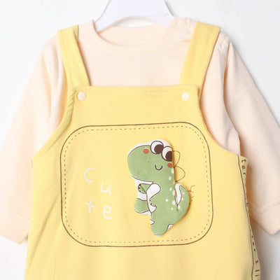 Stylish Yellow Winter 2Pc Kids Romper Set Romper Set Iluvlittlepeople 