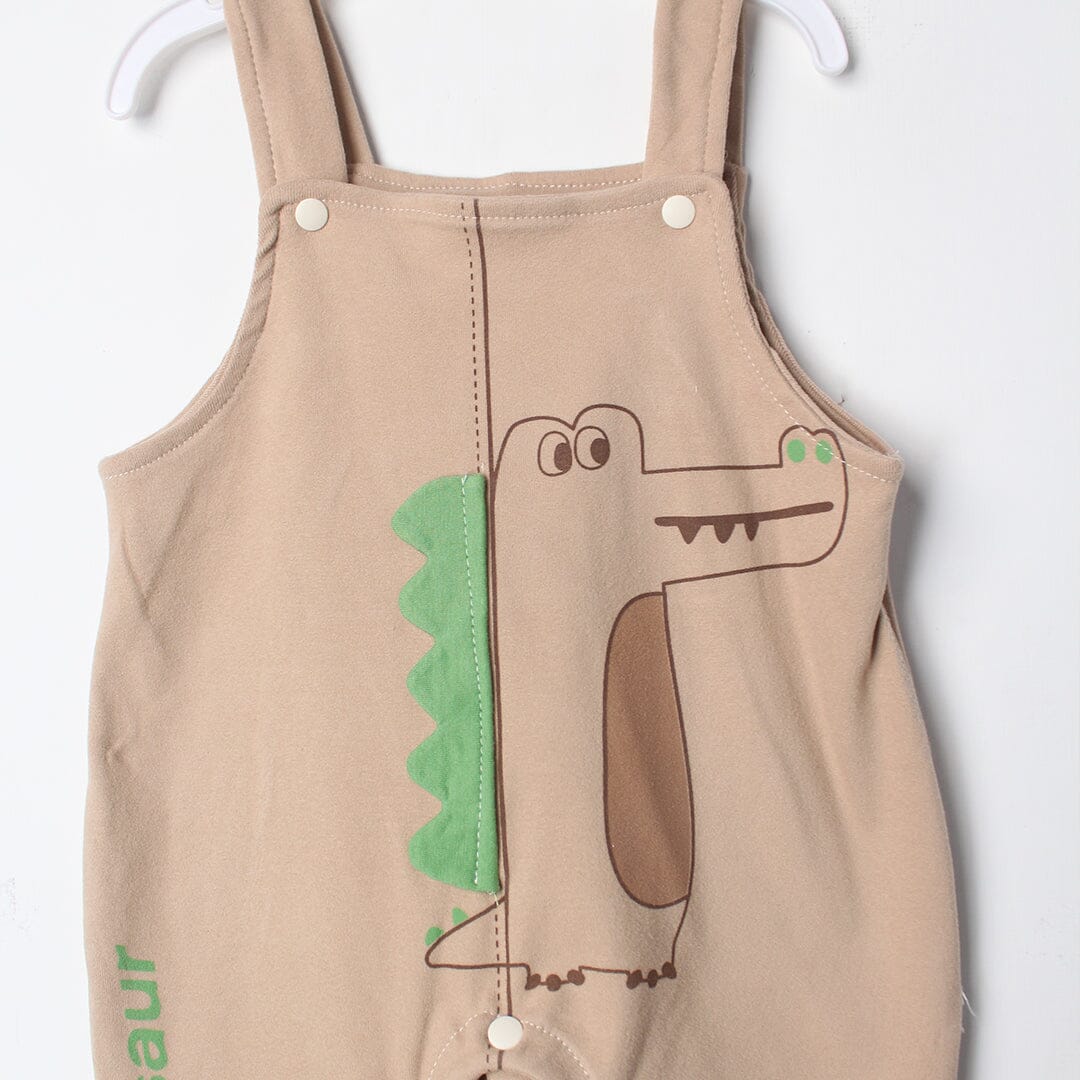 Desire Beige Winter 2Pc Kids Romper Set Romper Set Iluvlittlepeople 