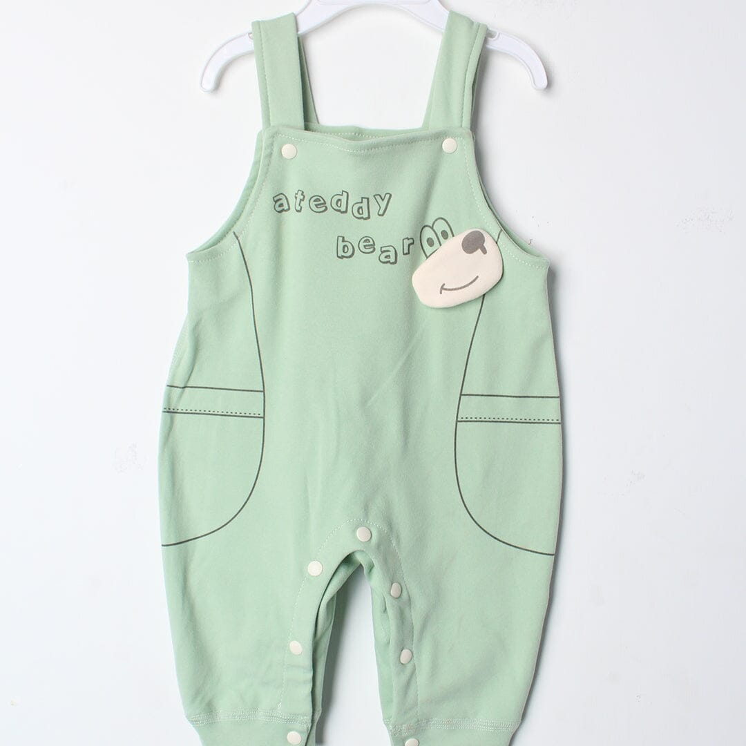 Modern Green Winter 2Pc Kids Romper Set Romper Set Iluvlittlepeople 