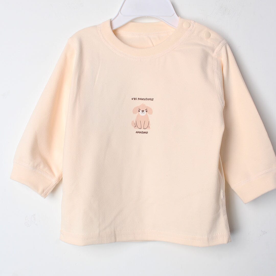 Stylish Brown Winter 2Pc Kids Romper Set Romper Set Iluvlittlepeople 