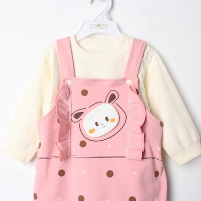 Sweet Pink Winter Girls 2Pc Romper Set Romper Set Iluvlittlepeople 