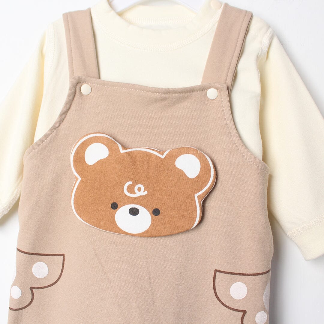 Admire Brown Winter Kids 2Pc Romper Set Romper Set Iluvlittlepeople 