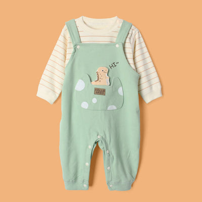 Urge Green Winter 2Pc Kids Romper Set Romper Set Iluvlittlepeople 3-6 Months Green Winter