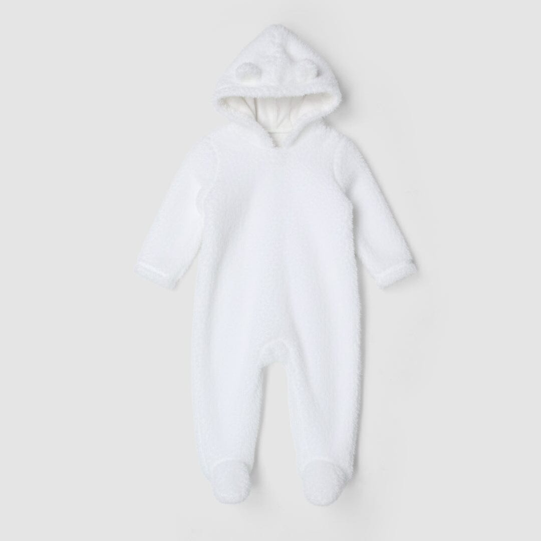 Decent White Winter Kids Romper Romper Iluvlittlepeople 0-1 Month White Winter