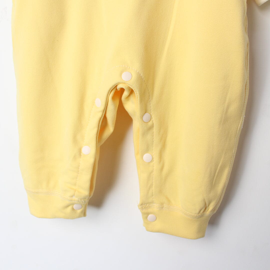 Fancy Yellow Winter 2Pc Kids Romper Set Romper Set Iluvlittlepeople 