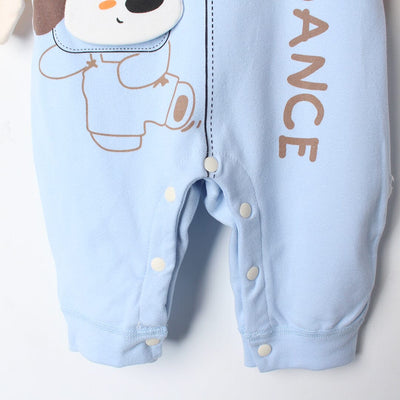 Azure Blue Winter 2Pc Kids Romper Set Romper Set Iluvlittlepeople 
