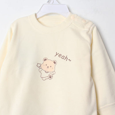 Azure Blue Winter 2Pc Kids Romper Set Romper Set Iluvlittlepeople 