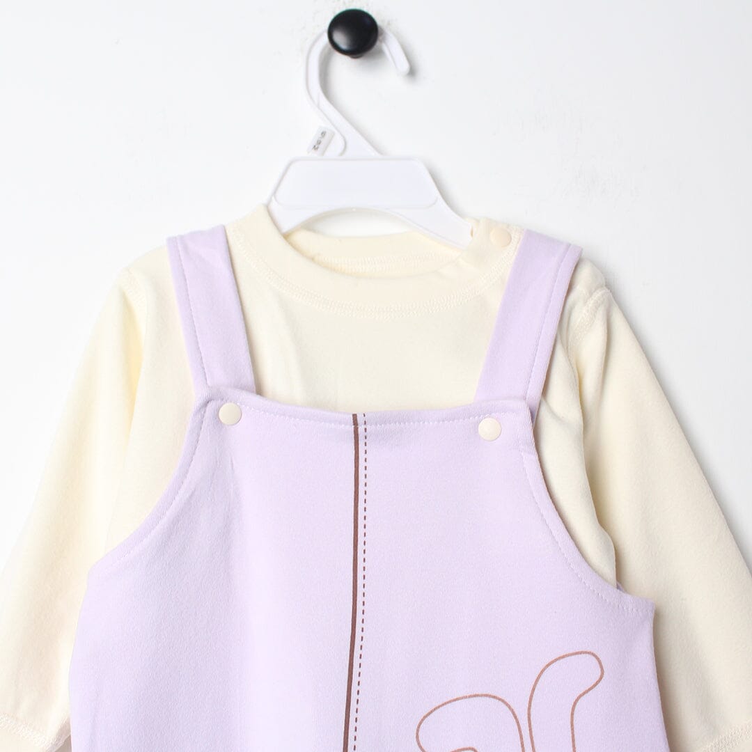 Inspire Purple Winter Girls 2Pc Romper Set Romper Set Iluvlittlepeople 