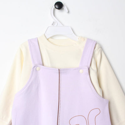 Inspire Purple Winter Girls 2Pc Romper Set Romper Set Iluvlittlepeople 