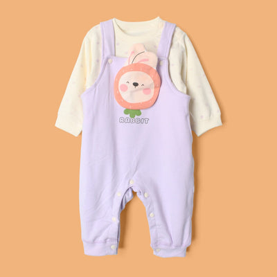 Modern Purple Winter Girls 2Pc Romper Set Romper Set Iluvlittlepeople 3-6 Months Purple Winter